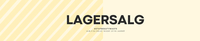 Lagersalg på Brandshop.dk – spar op til 75% på beautyprodukter. Hjælp os med at rydde op i lageret og stop beauty waste.