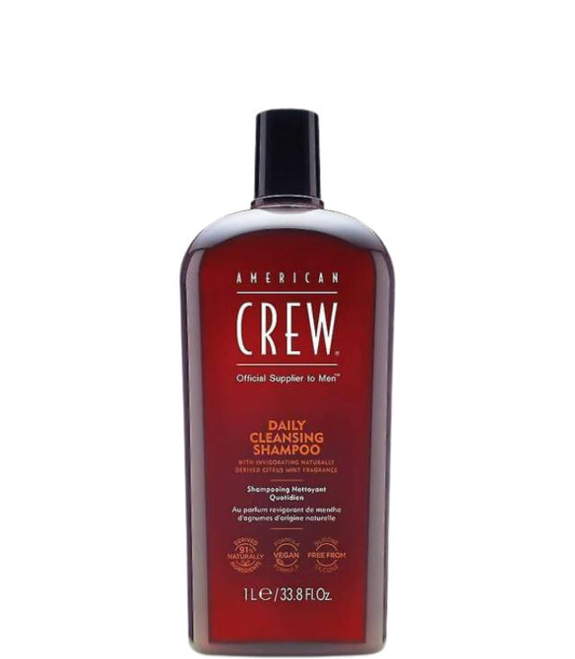 American Crew Daily Cleansing Shampoo, 1000 ml.