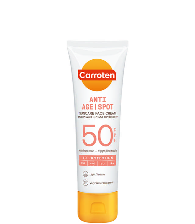 Carroten Face Antispot Cream SPF 50, 50 ml.