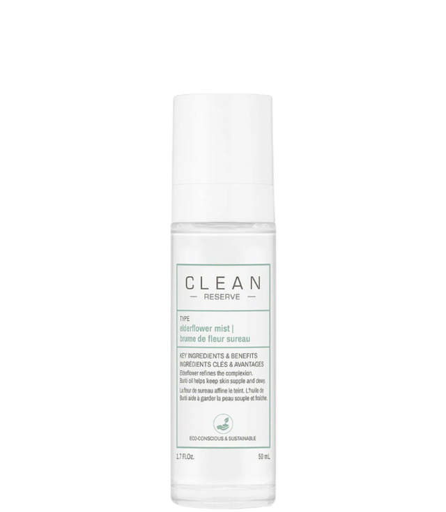 CLEAN Reserve Elderflower Hair & Body Face Mist, 50 ml.