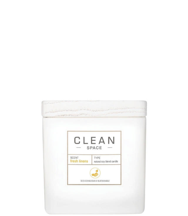 CLEAN Space Candle, Fresh Linens 227 g.