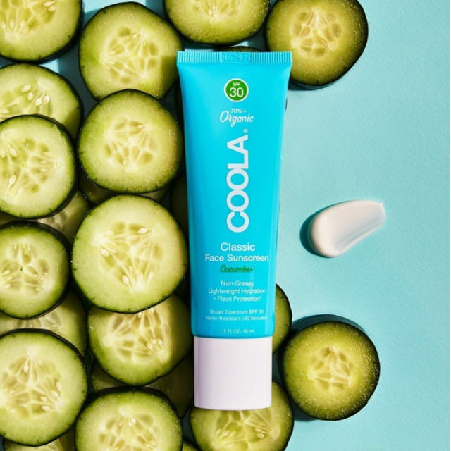 COOLA Classic Face Lotion Cucumber SPF30, 50 ml.