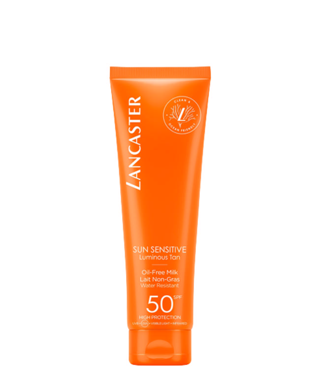 Lancaster Sun Sensitive Oil free milk SPF50, 150 ml. 