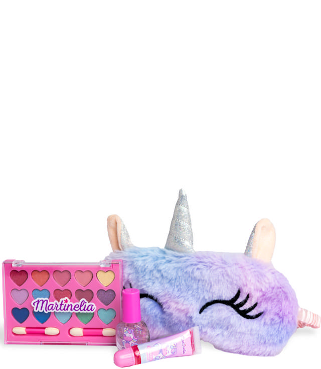 Martinelia Little Unicorn Makeup  & Eye Mask Set