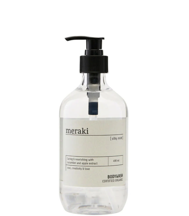 Meraki Body Wash, Silky Mist, 490 ml.