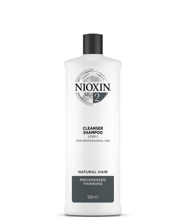 Nioxin 2 Cleanser Shampoo, 1000 ml.