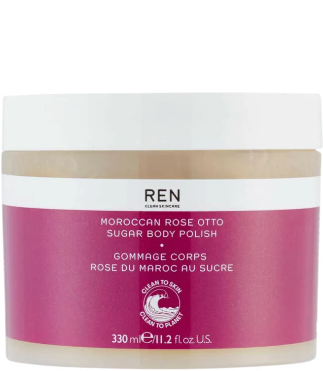 REN Moroccan Rose Otto Sugar Body Polish, 330 ml.