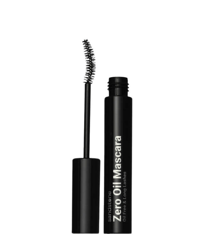 Sandstone Mascara Zero Oil Sort, 9 ml.