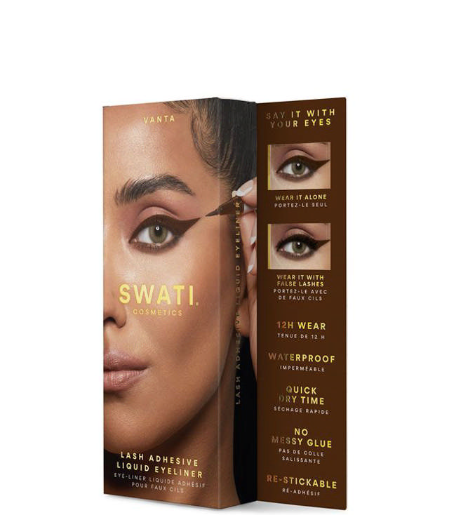 SWATI Cosmetics Vanta Lash Adhesive Liquid Eyeliner Brown, 0,9 ml.