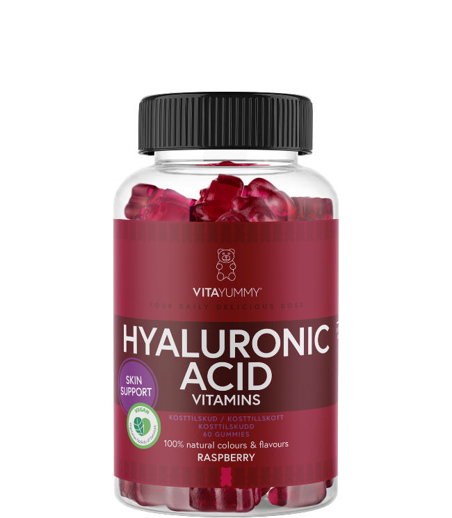 VitaYummy Hyaluronic Acid (Raspberry) - 60 stk.