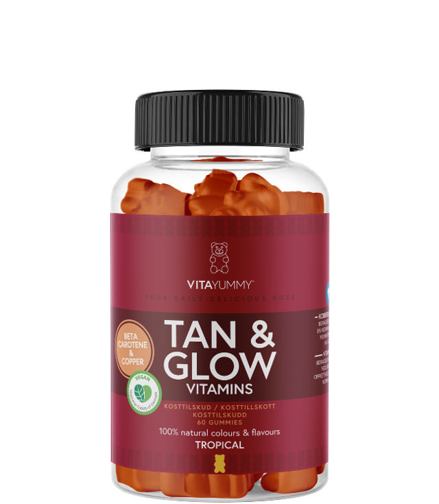 VitaYummy Tan & Glow (Tropical) - 60 stk.