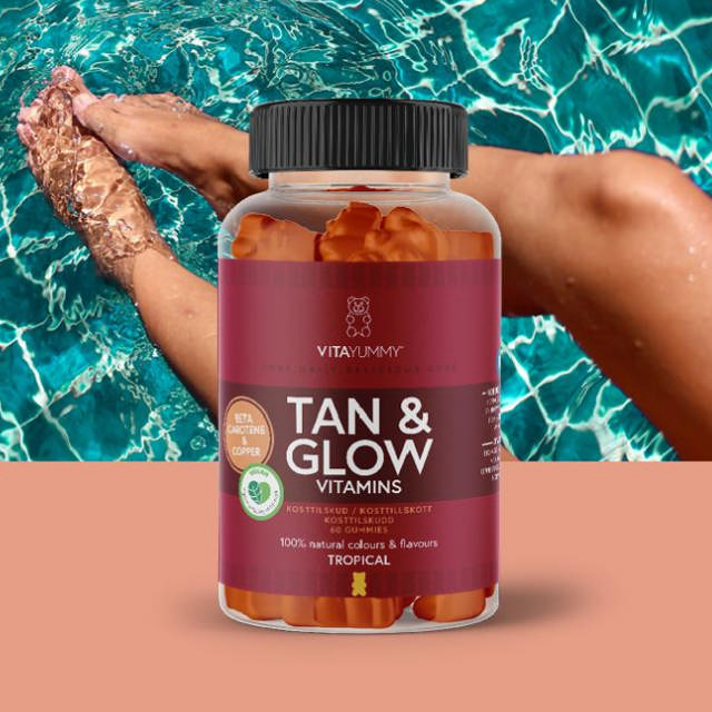 VitaYummy Tan & Glow (Tropical) - 60 stk.