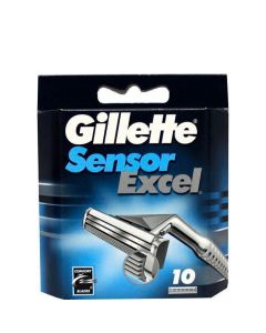 Gillette Sensor Excel Barberblade, 10 stk.