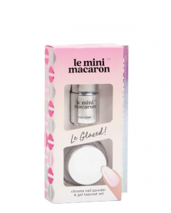 Le Mini Macaron Le Grazed Chrome Powder Set